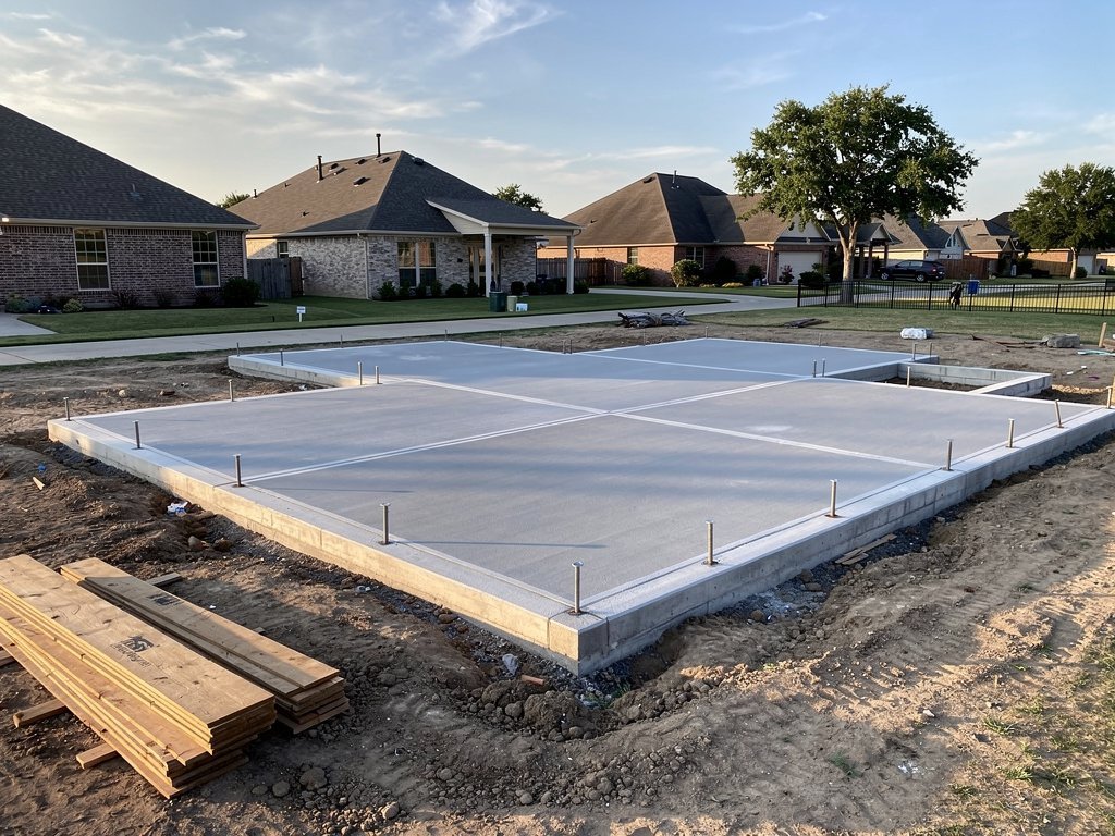Professional concrete foundation installation in Plano, TX